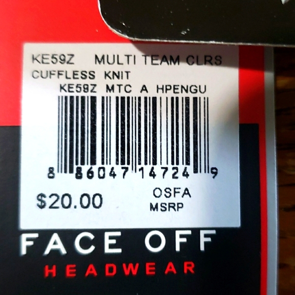 Reebok Face Off Pittsburgh Penguins Knit Hat - NEW! - Picture 3 of 5